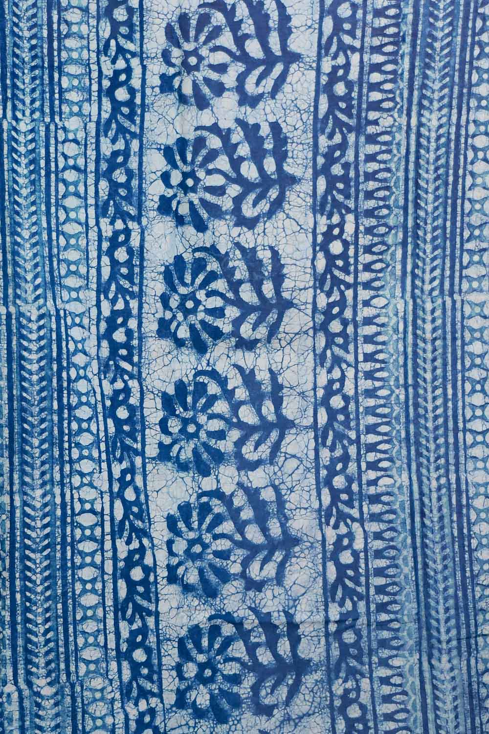 Indigo Cotton Saree