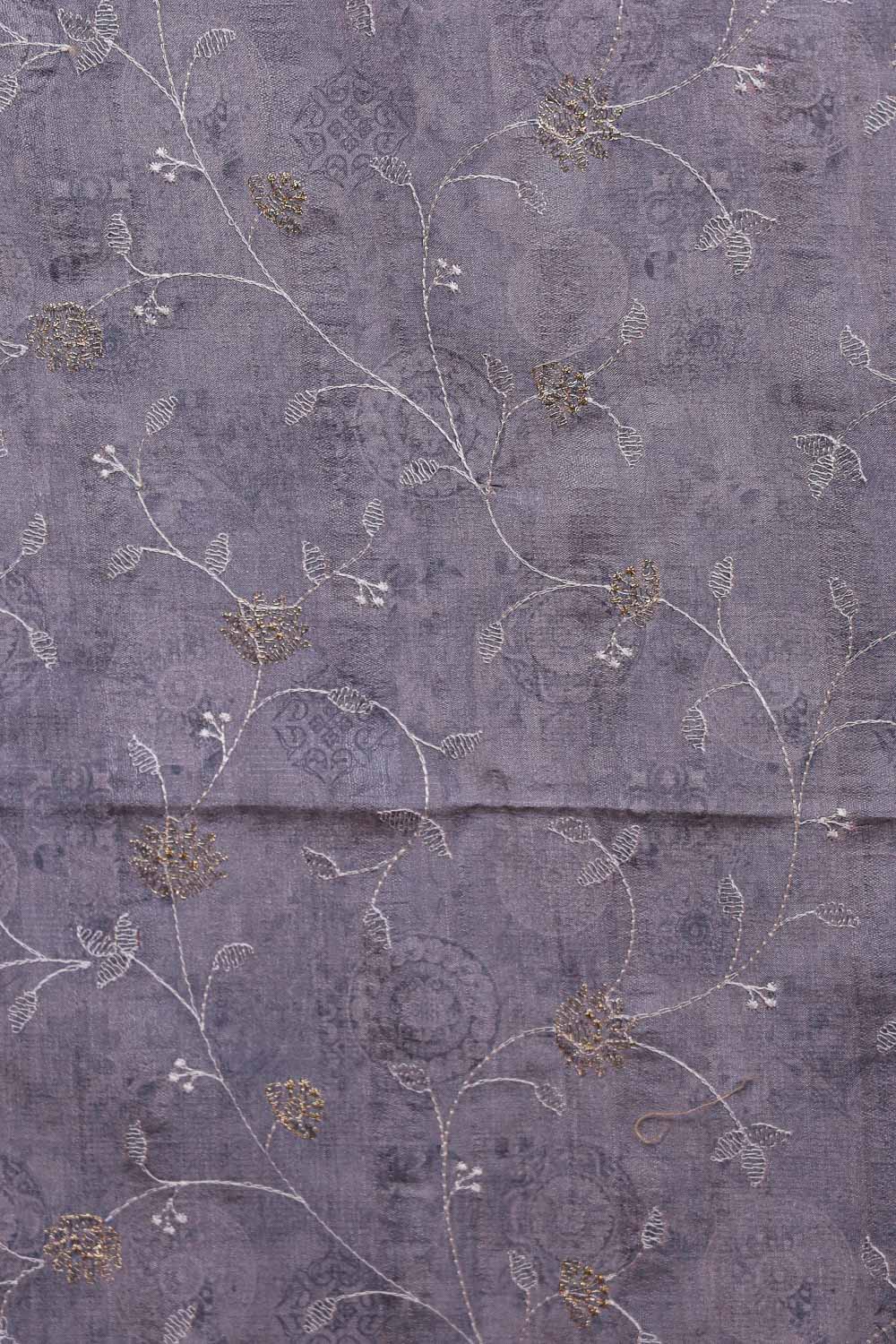 Ash Semi Tussar Saree