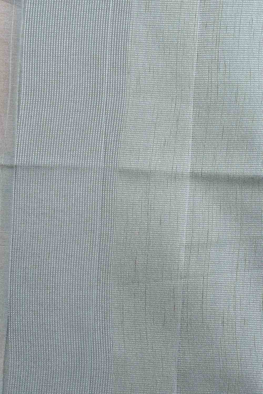 Off White Semi Tussar Saree