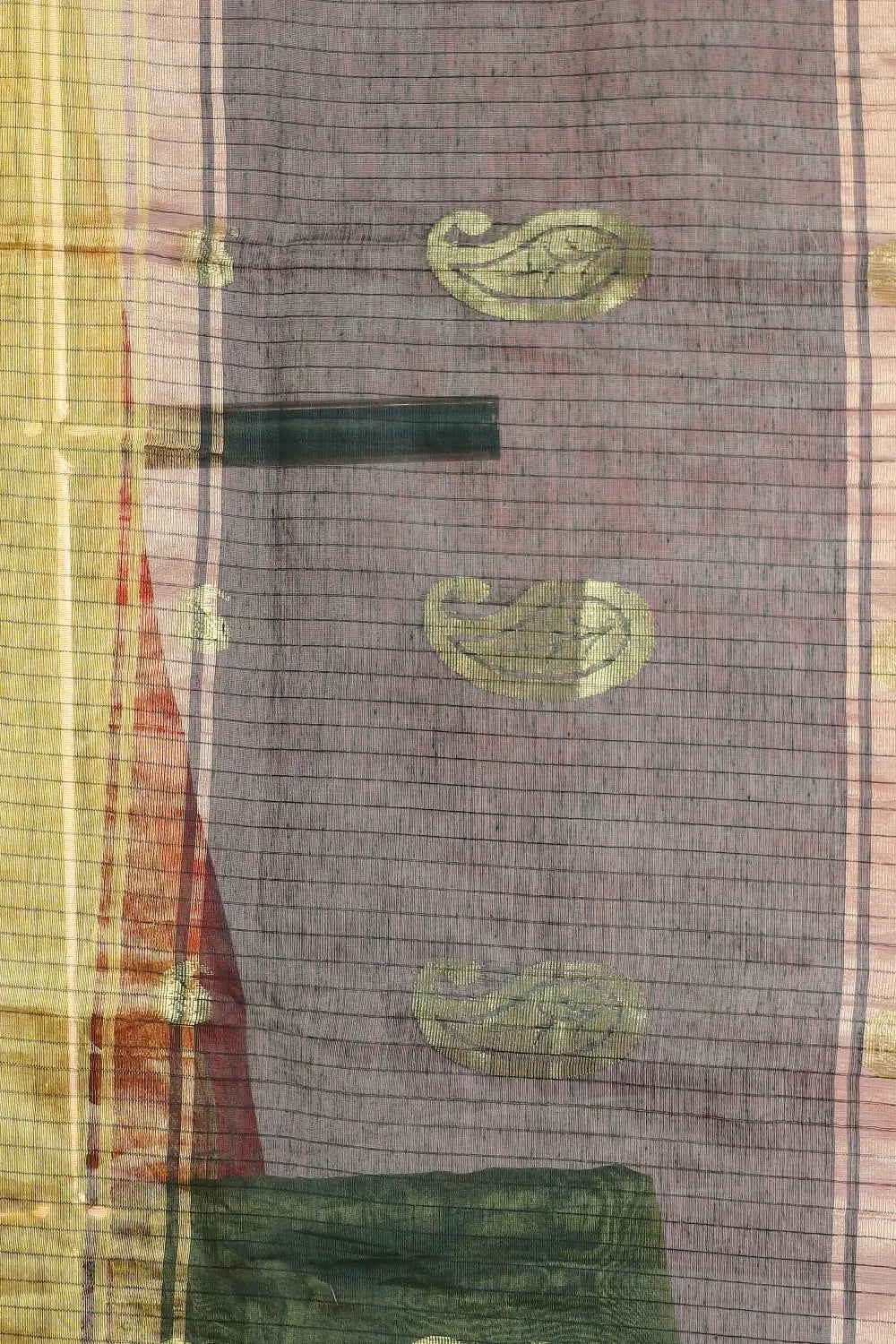 Lemon Green Cotton Silk Saree