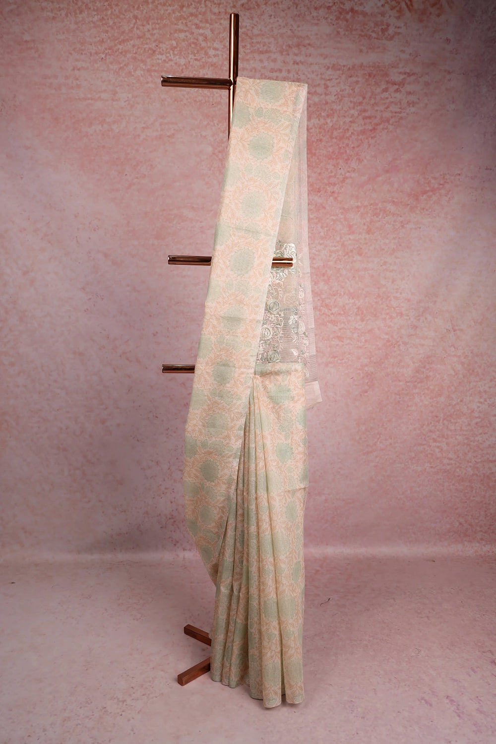 Off White Semi Silky Kota Saree