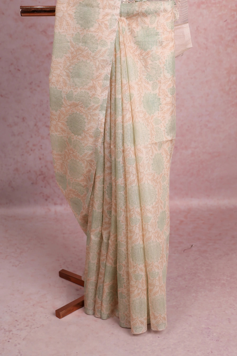 Off White Semi Silky Kota Saree