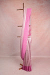 Light Pink Semi Jute Saree