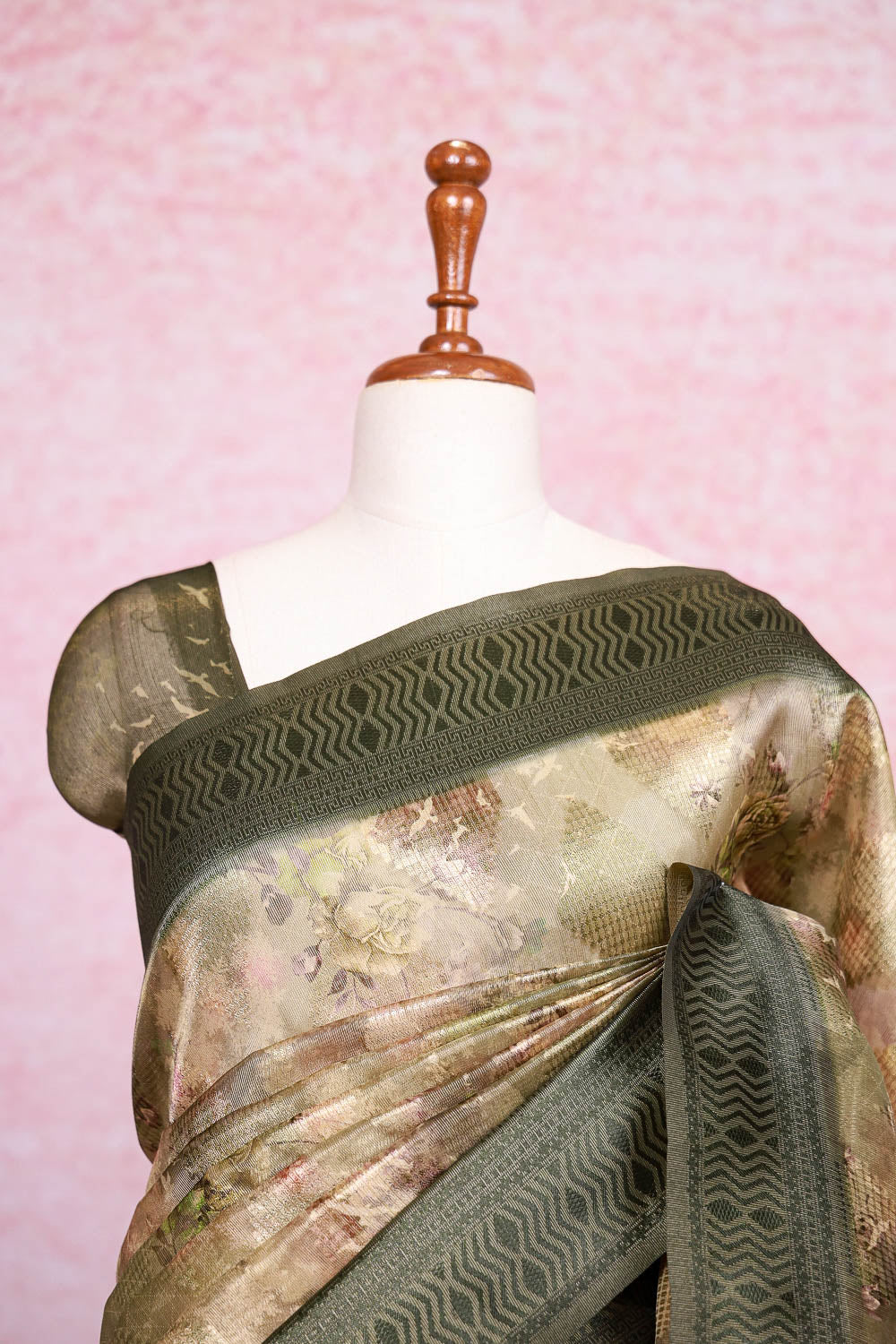 Multi Color Semi Tussar Saree
