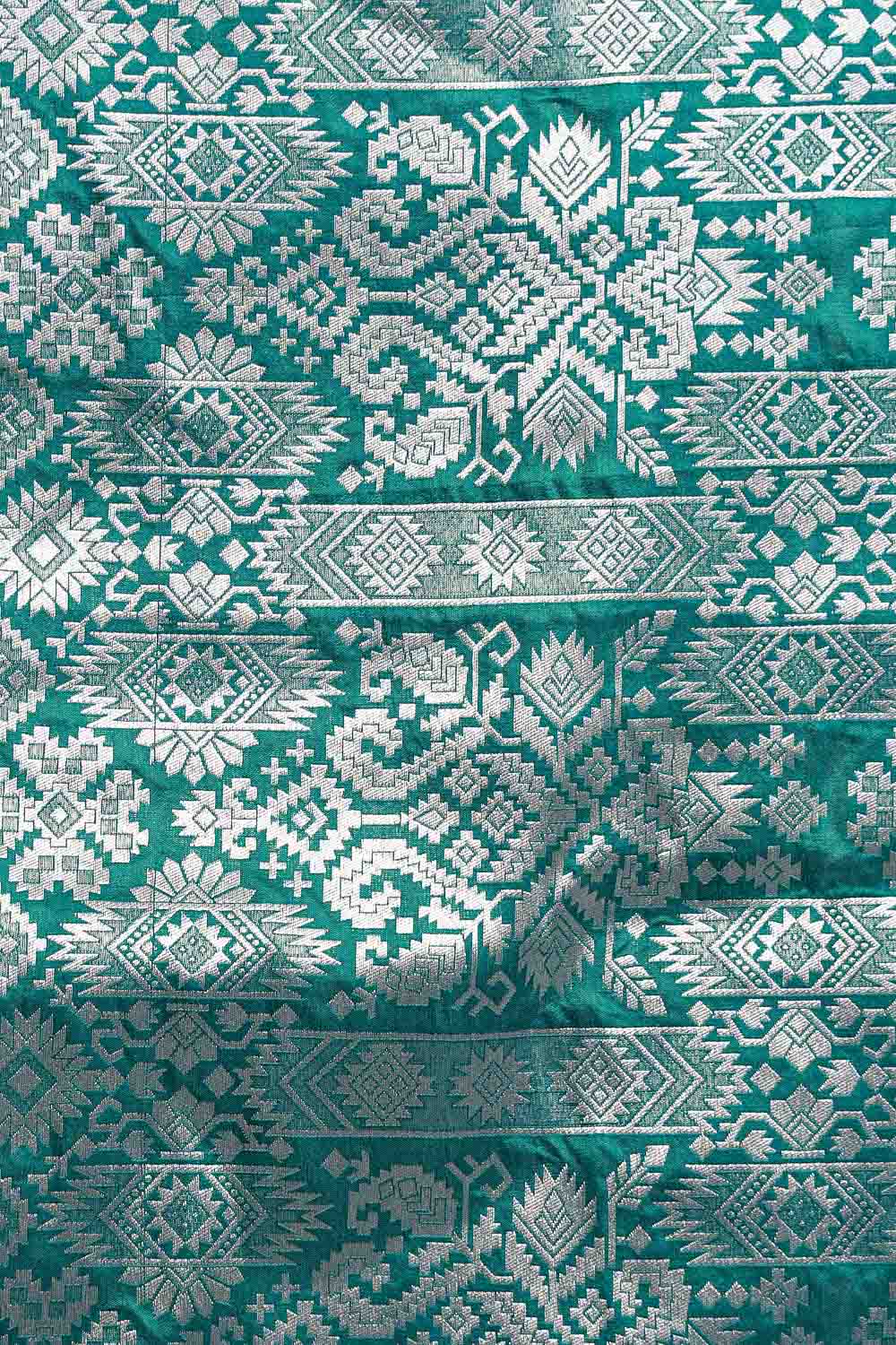 Green Semi Silk Saree