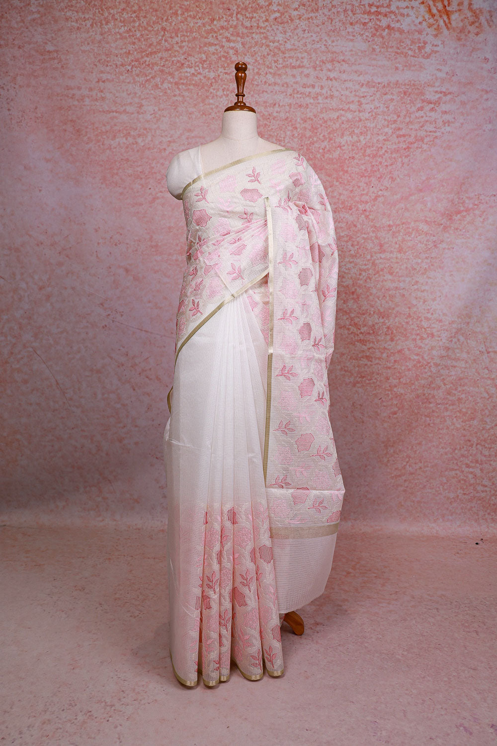 Off White Kota Saree