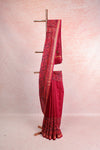 Maroon Chanderi Silk Saree