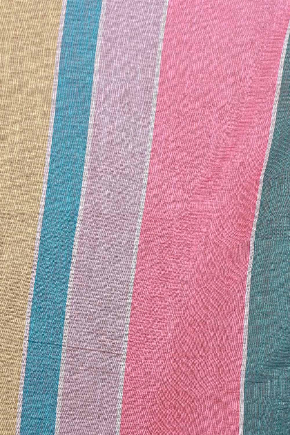 Off White Cotton Saree