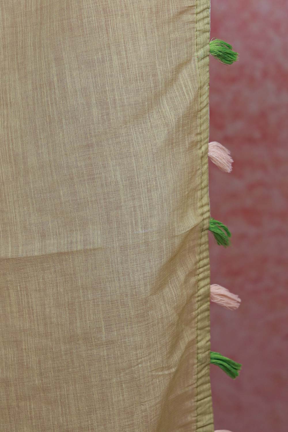 Off White Semi Linen Saree