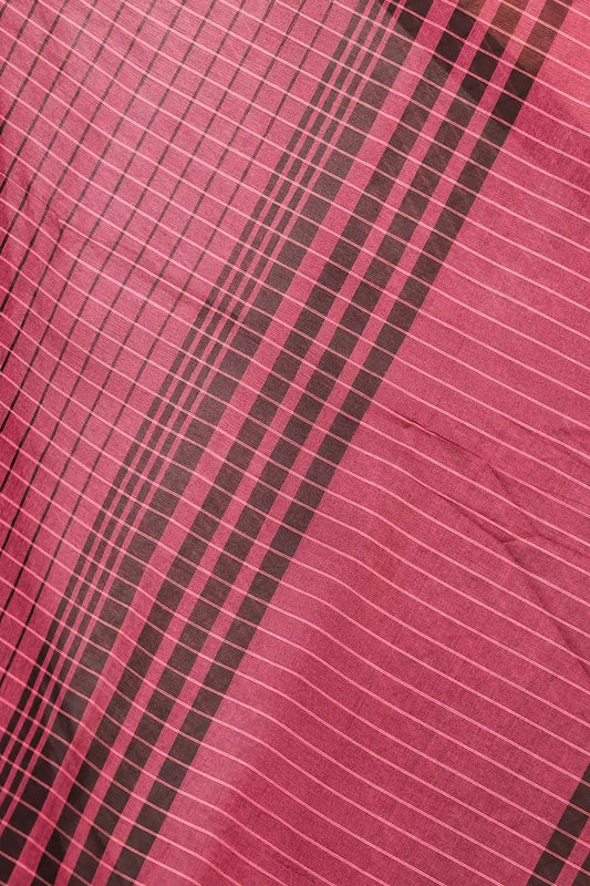 Purple Casual Cotton Saree