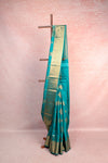 Peacock Green Traditional Kancheepuram Soft Silk Saree