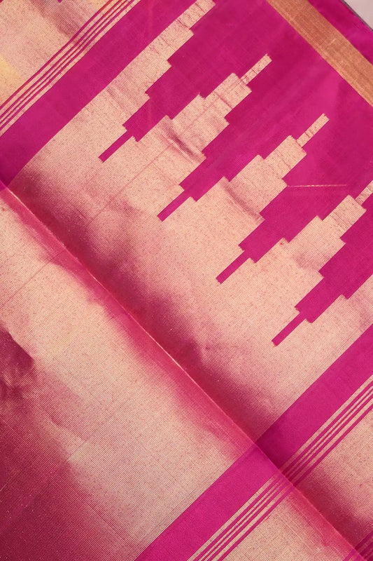 Multi Color Kancheepuram Soft Silk Saree