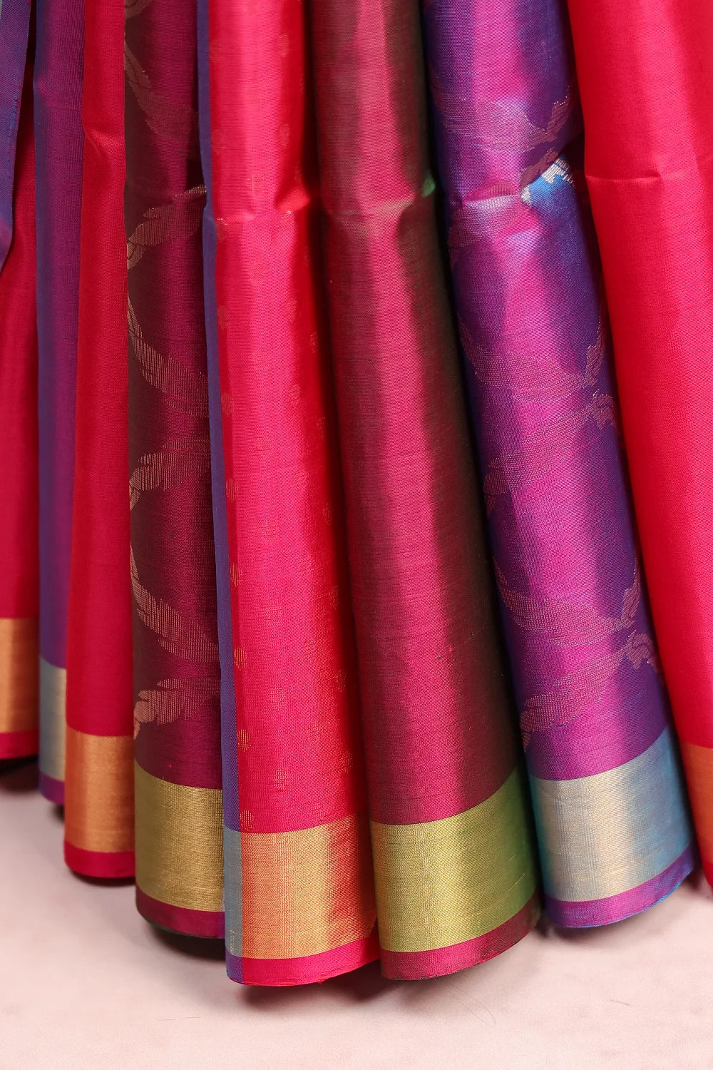 Multi Color Kanchi Soft Silk Saree