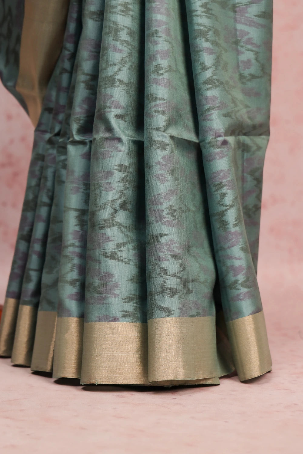Ash Kancheepuram Soft Silk Saree
