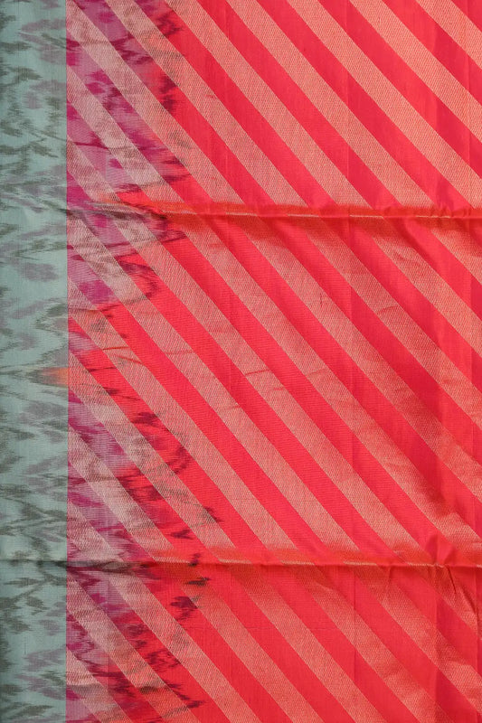 Ash Kancheepuram Soft Silk Saree