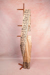 Golden Cream Tussar Tissue Saree