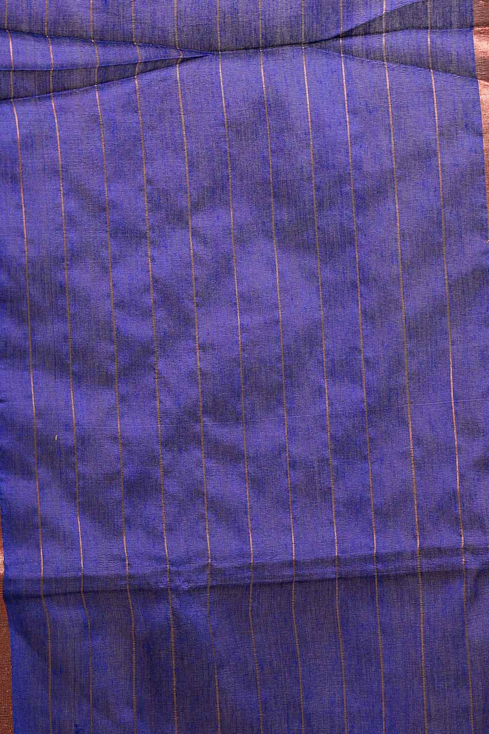 Blue Cotton Saree