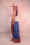 Blue Cotton Silk Saree