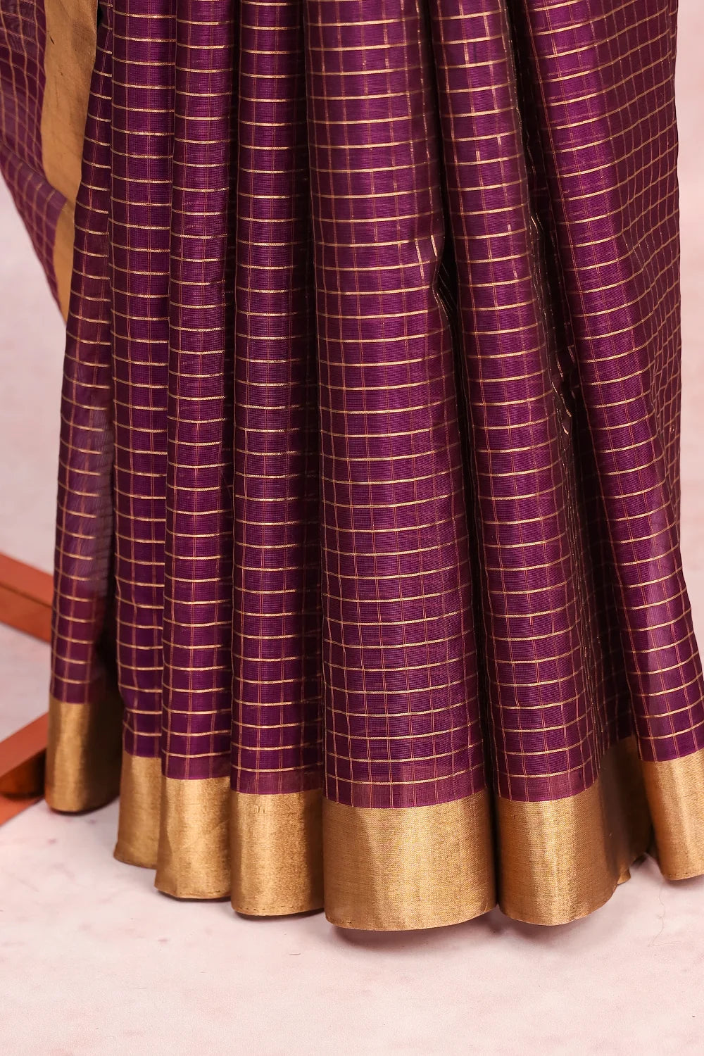 Violet Pavithra Silk Saree
