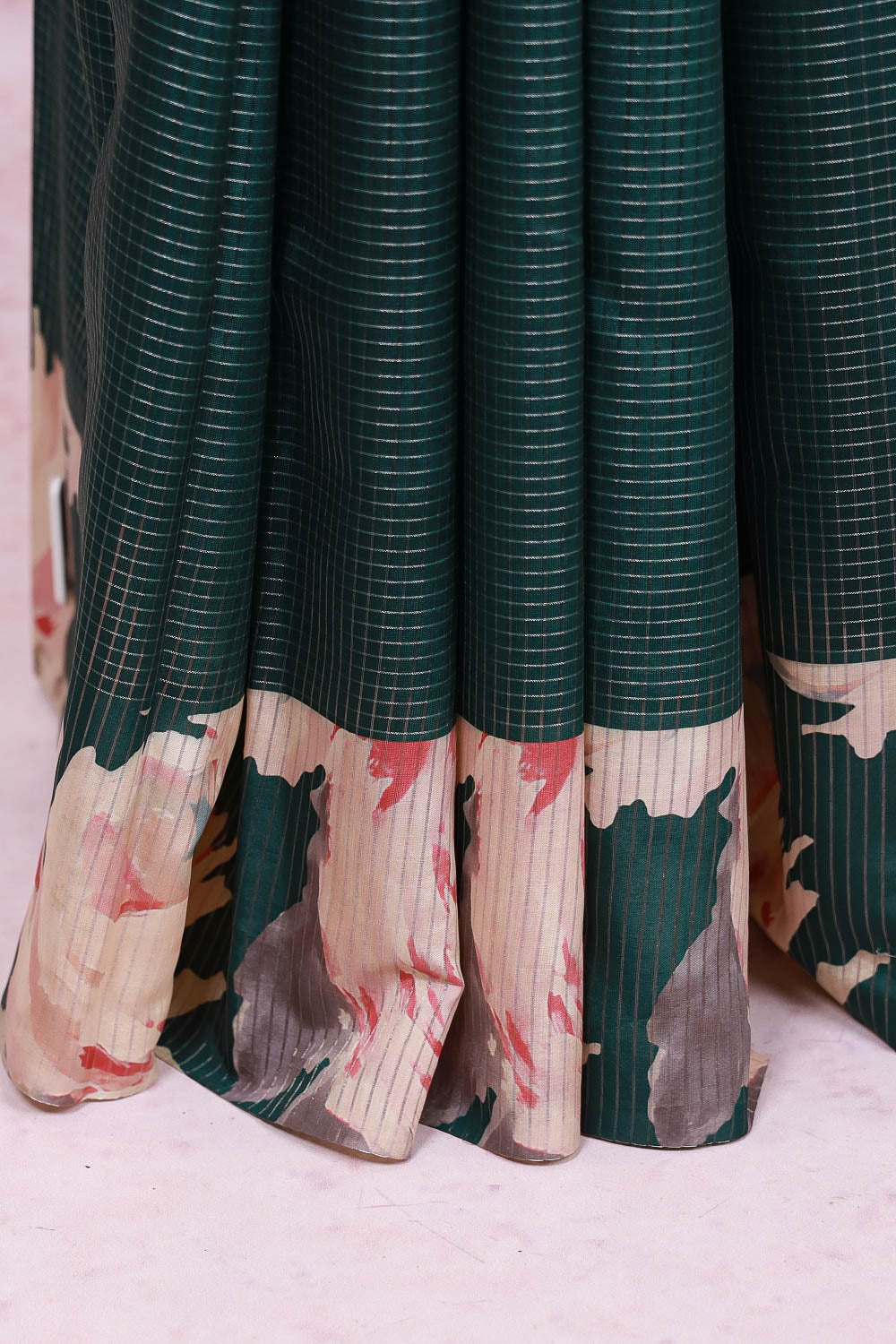 Green Semi Silk Saree
