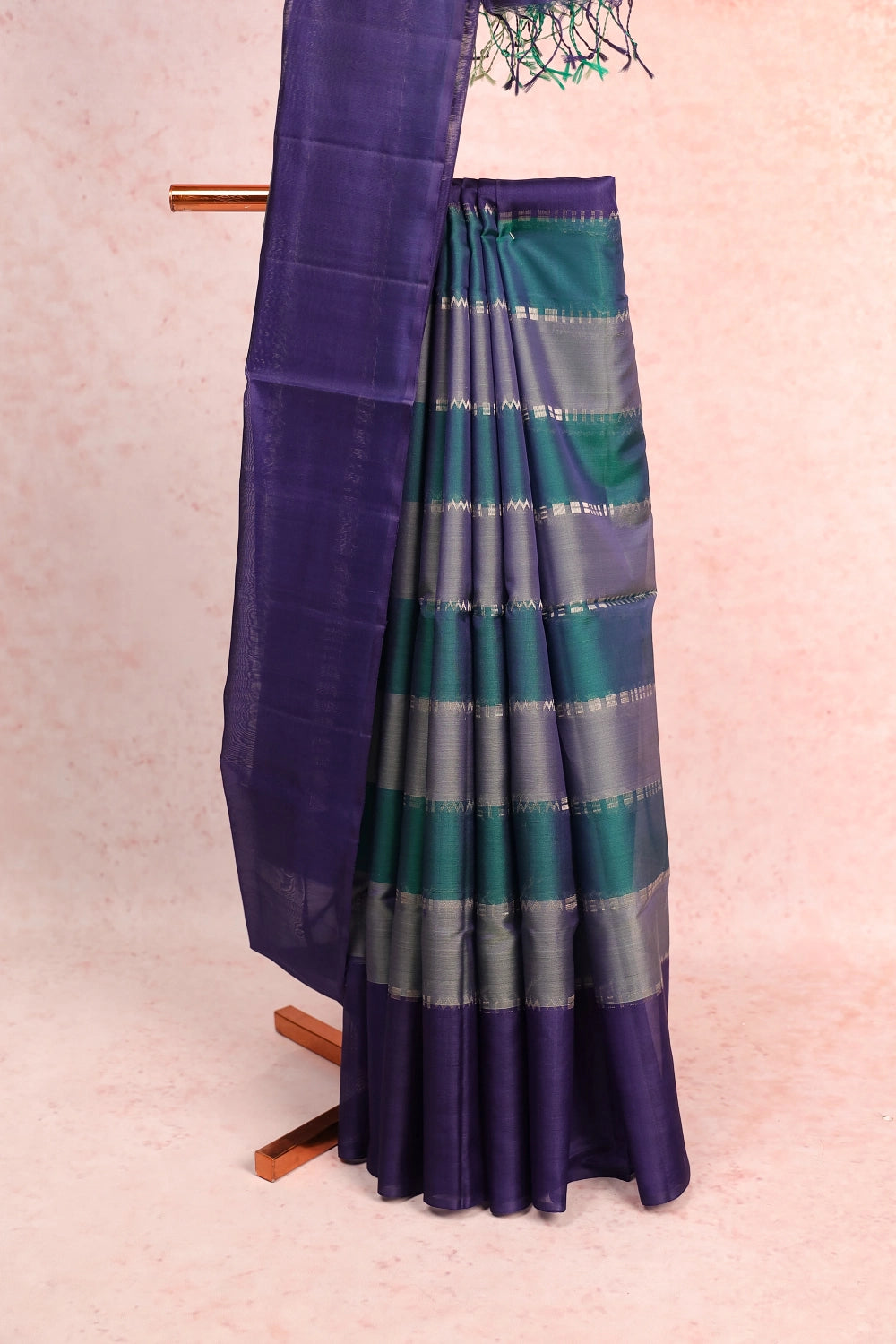 Multi Color Kora Silk Saree
