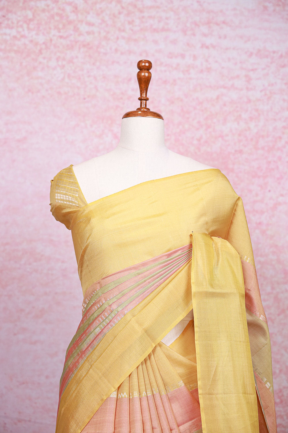 Multi Color Kora Silk Saree