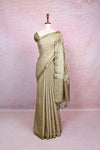 Light Green Semi Tussar Saree