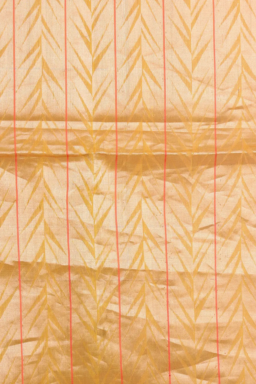 Golden Yellow Pavithra Silk Saree