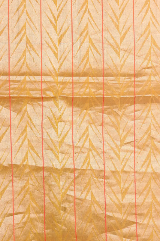 Golden Yellow Pavithra Silk Saree