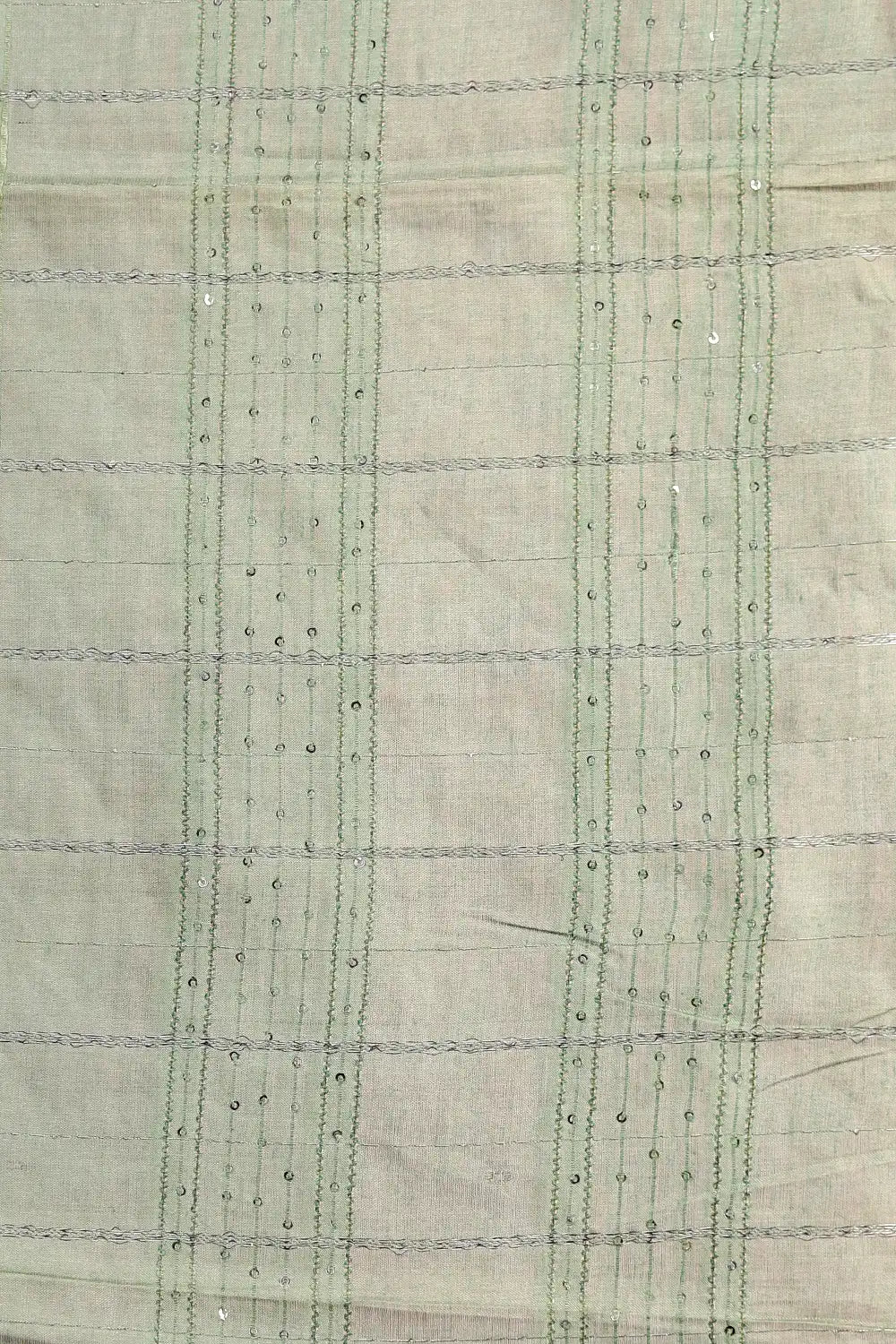 Light Green Tussar Silk Saree