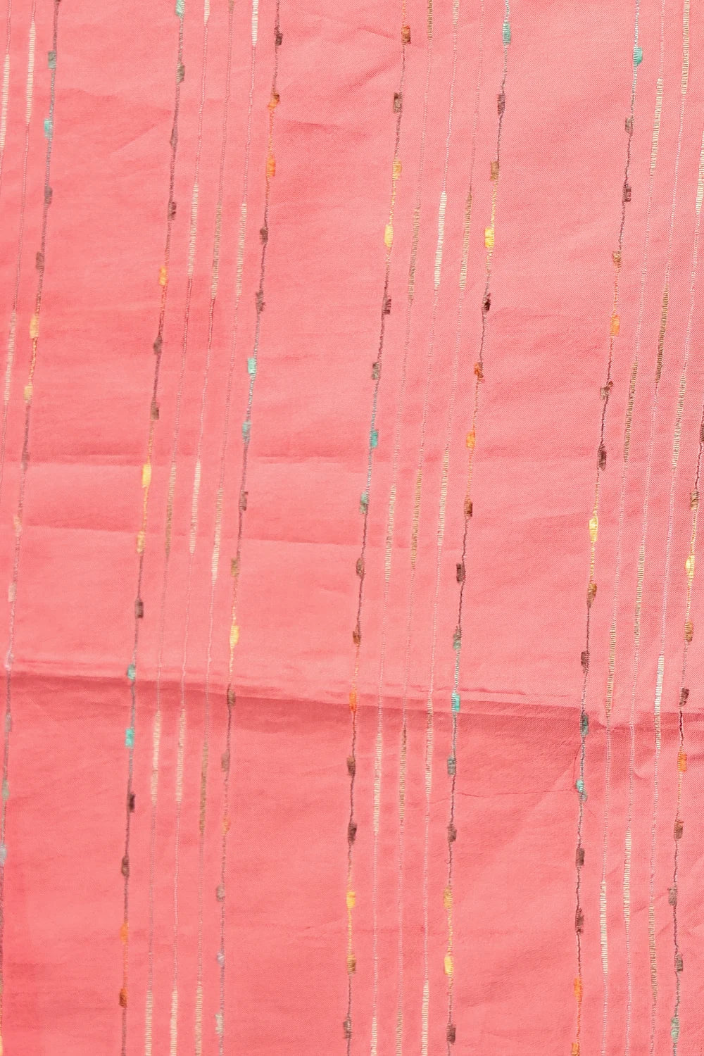 Rust Semi Tussar Saree