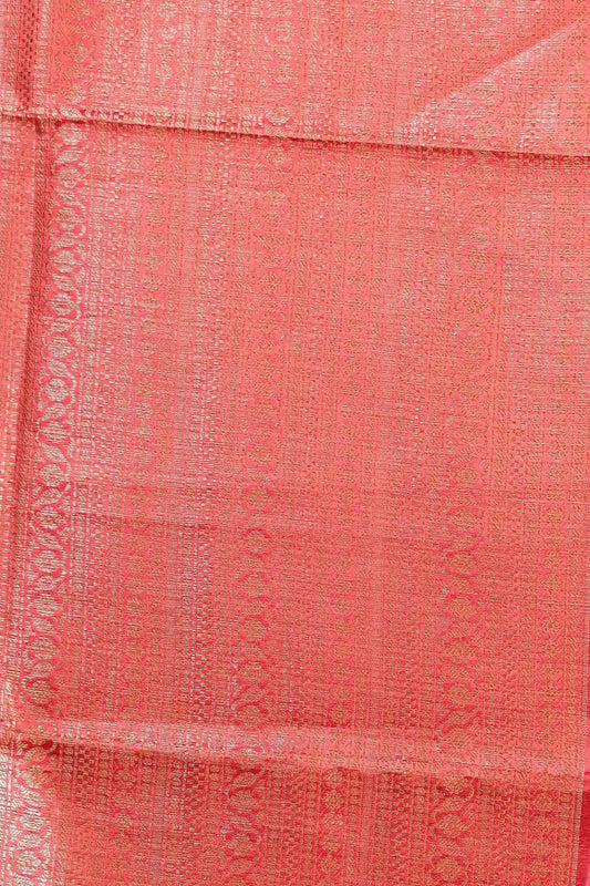 Dark Green Tussar Silk Saree