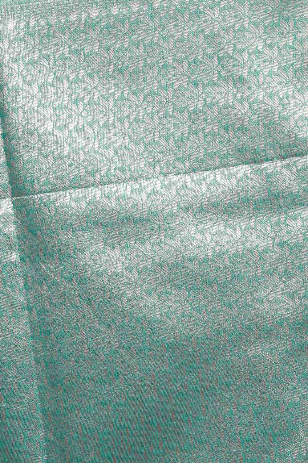 Light Green Semi Tussar Saree - Seematti