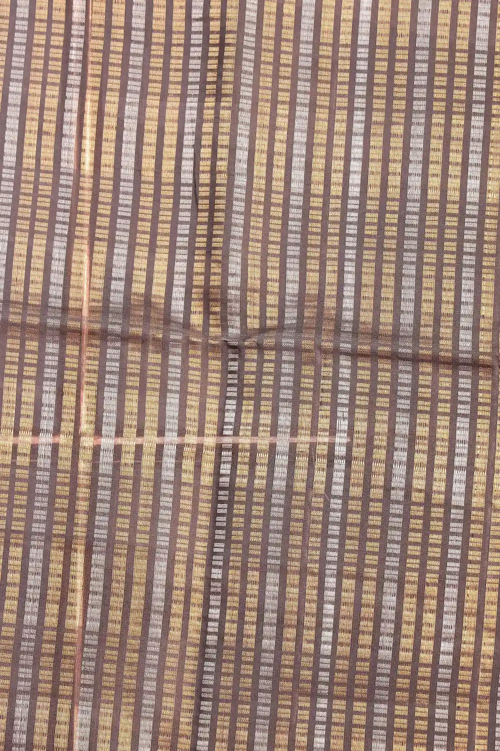 Black Tussar Silk Saree