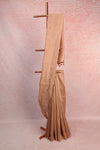 Fawn Semi Tussar Saree