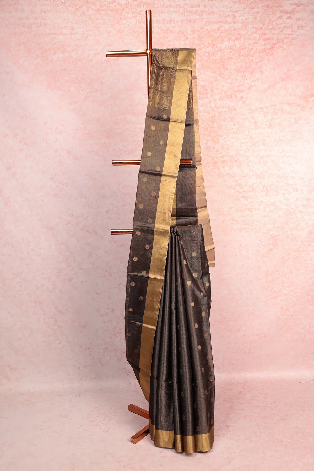 Black Pavithra Silk Saree