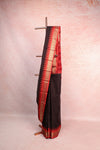 Black Cotton Silk Saree