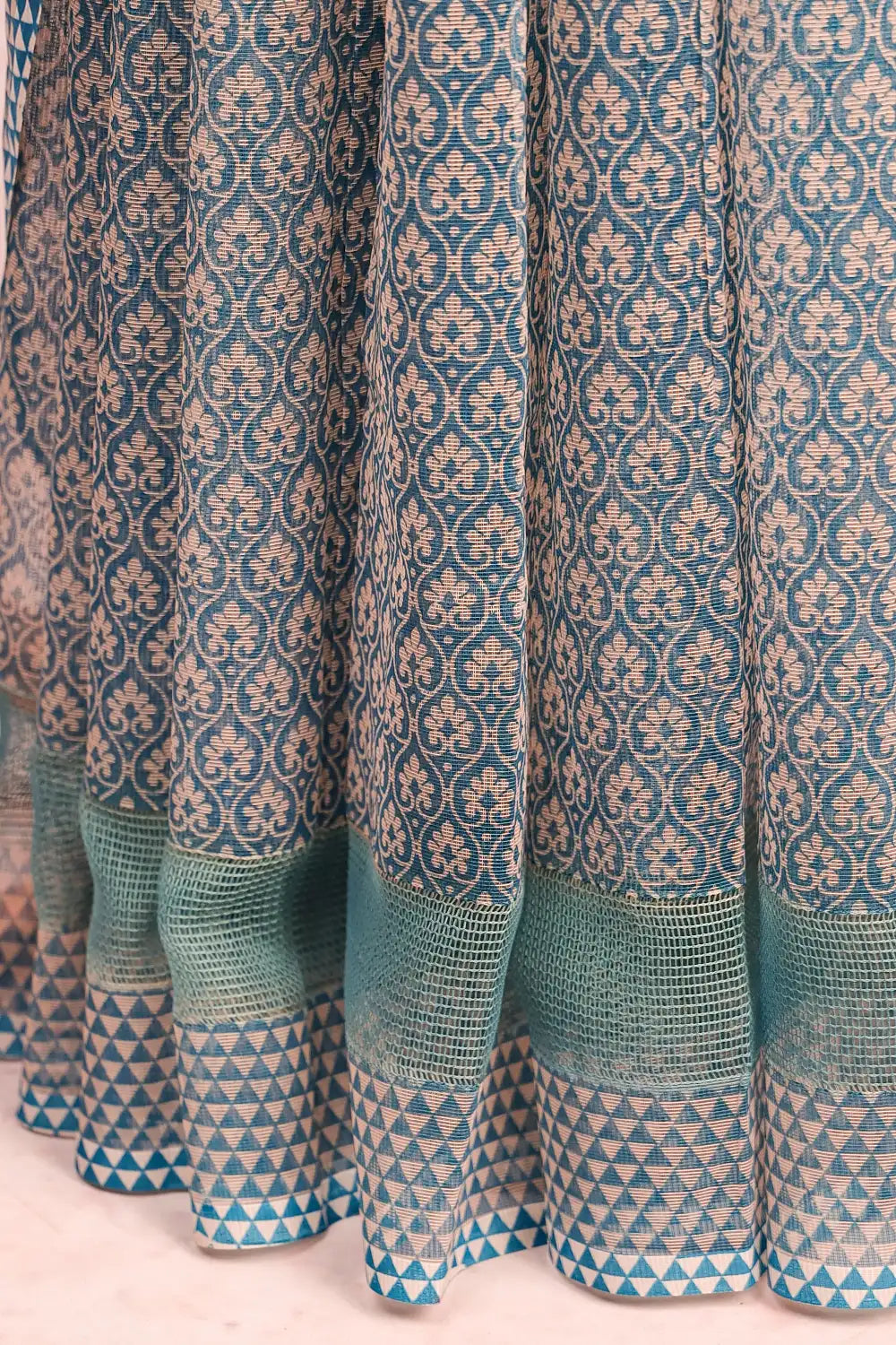 Blue Kota Saree