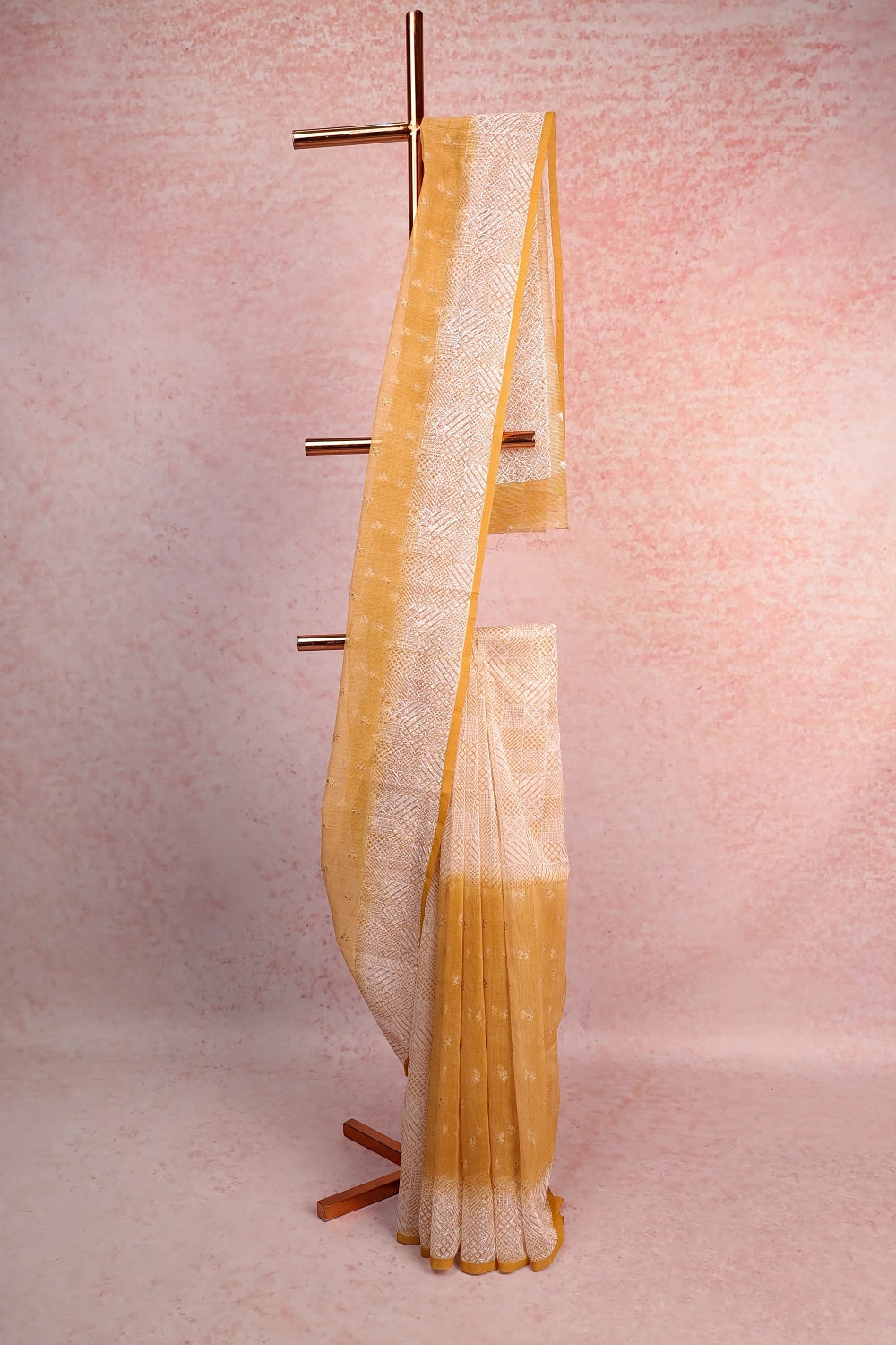 Mustard Kota Saree