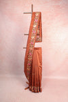 Biscuit Color Semi Jute Saree