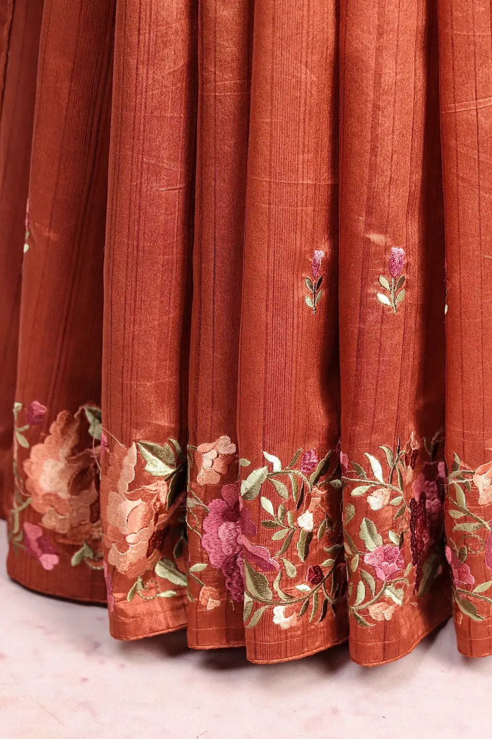 Biscuit Color Semi Jute Saree