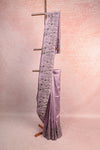 Lavender Semi Silk Saree