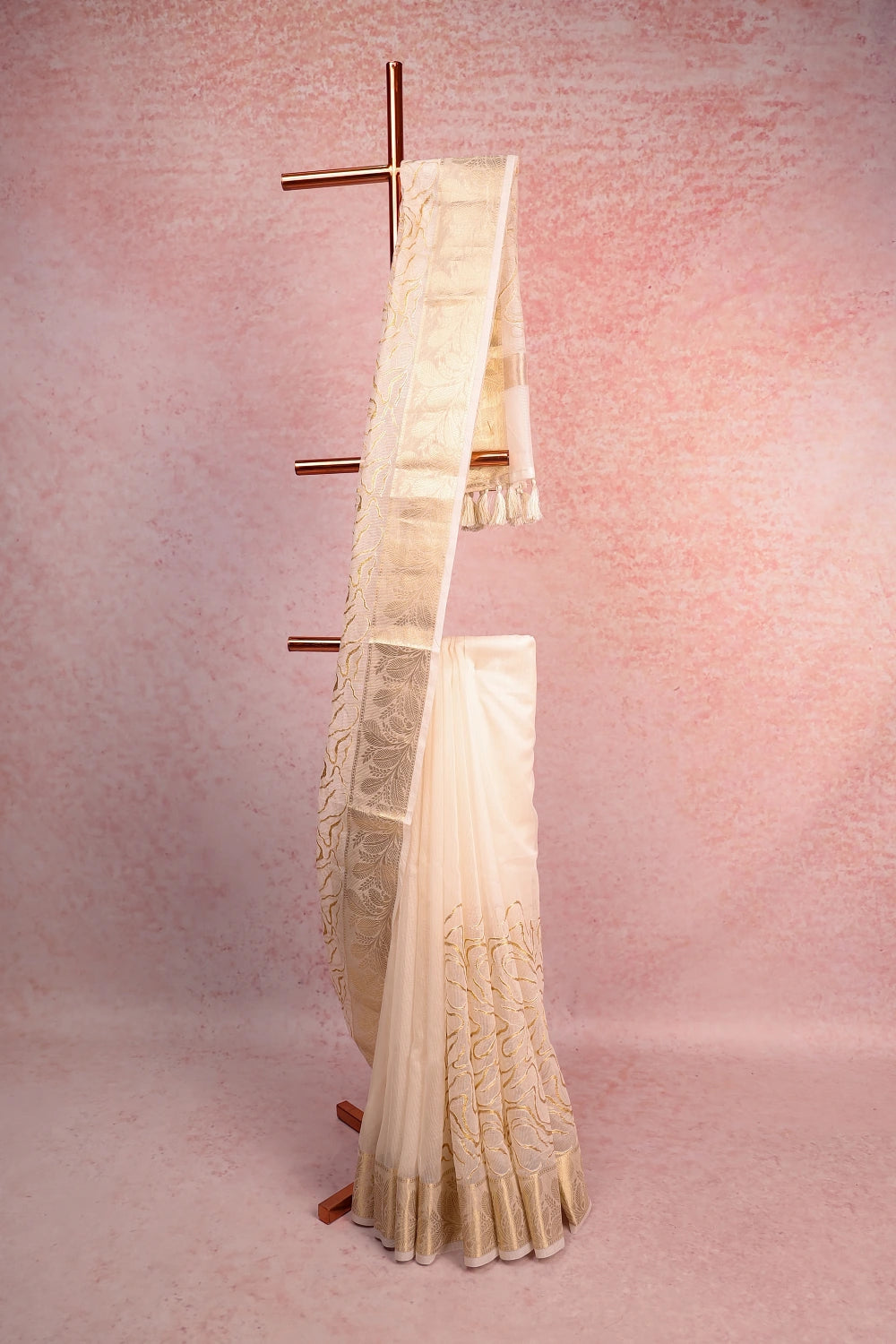 Cream Kotta Saree