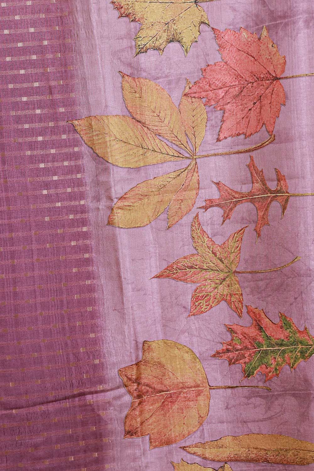 Onion Pink Semi Jute Saree - Seematti