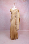 Chikku Color Semi Jute Saree