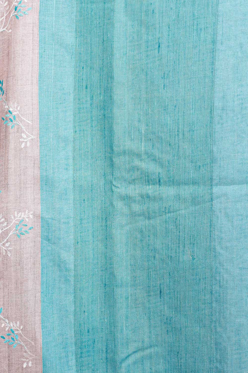 Cream Semi Jute Saree