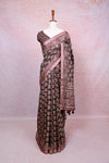 Wine Semi Tussar Saree