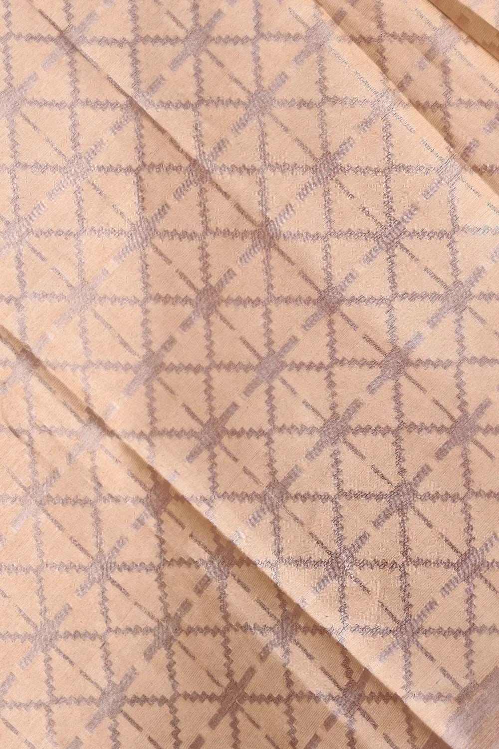 Lavender Tussar Silk Saree