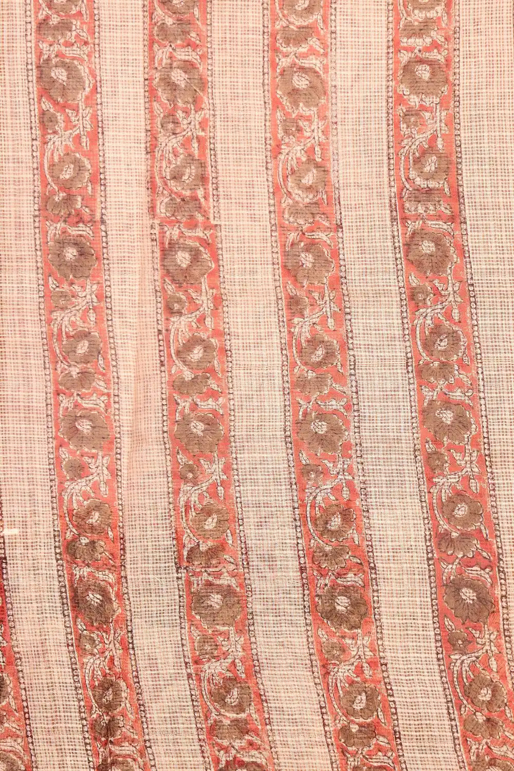 Cream Cotton Kota Saree