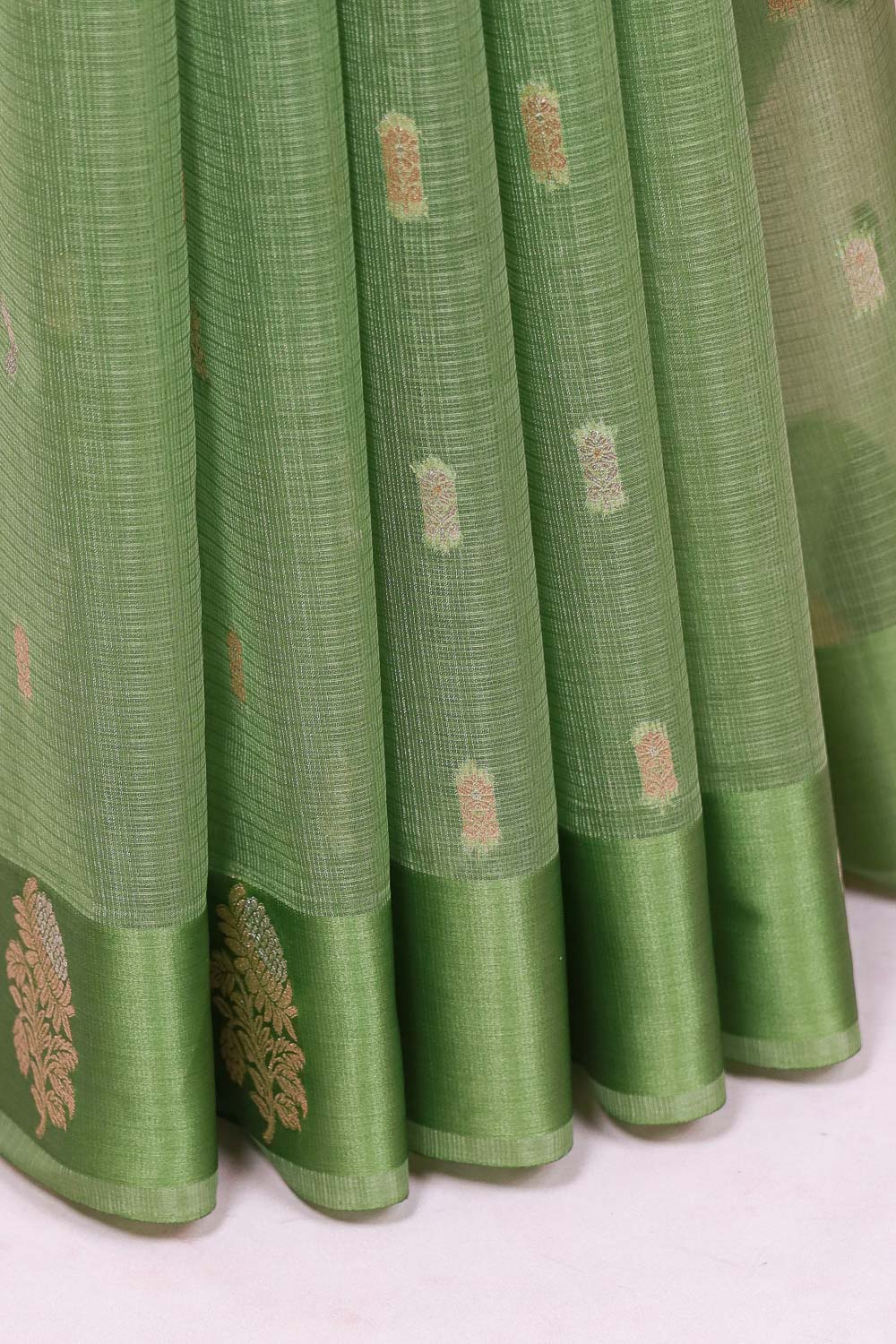Green Tissue Kota Saree
